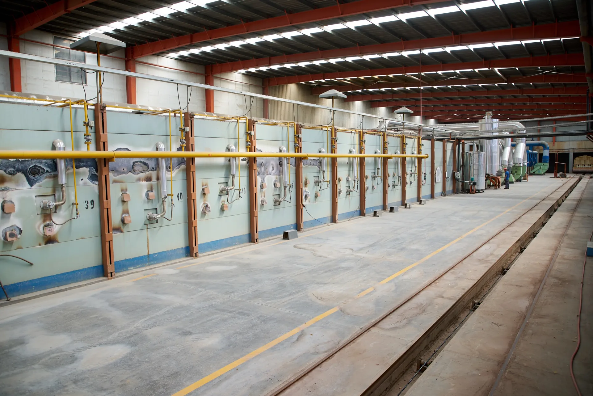 Kiln line at the Zichuan plant